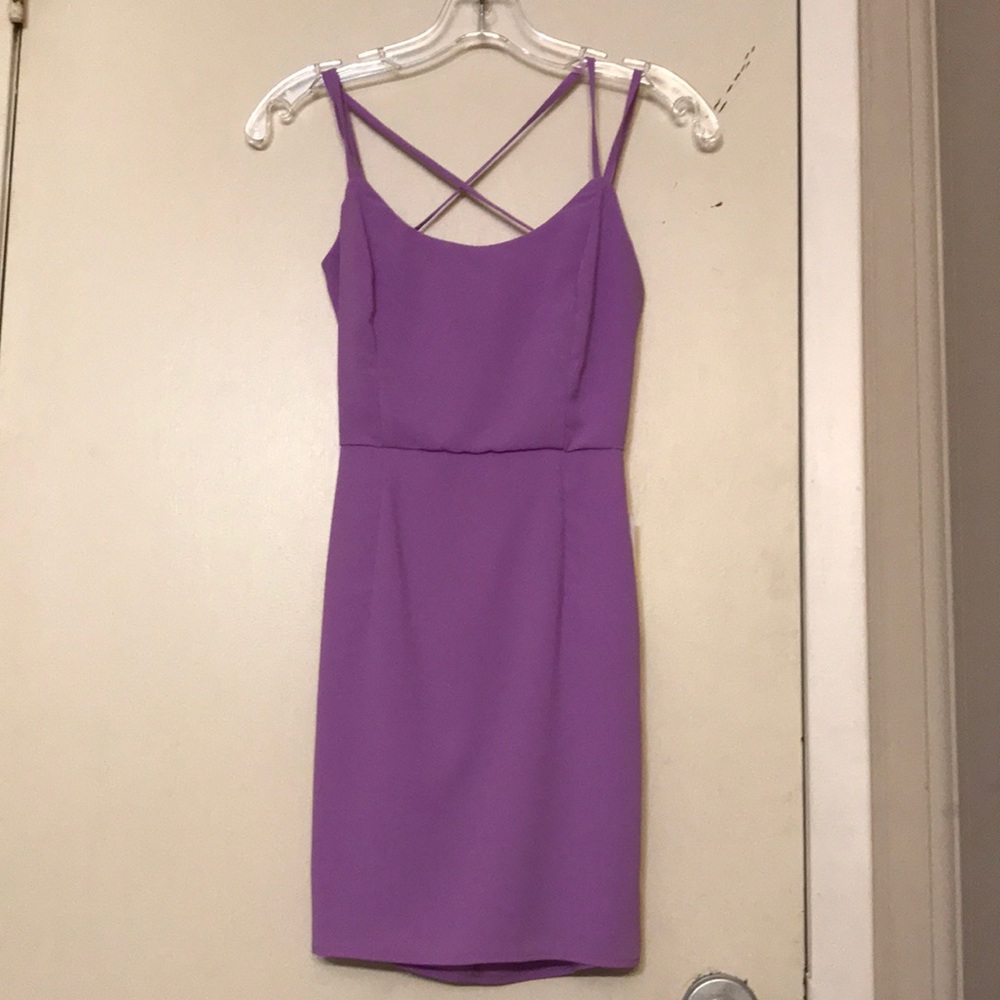 Lavender mini dress